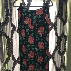 Free People Flowery Maxi Skirt